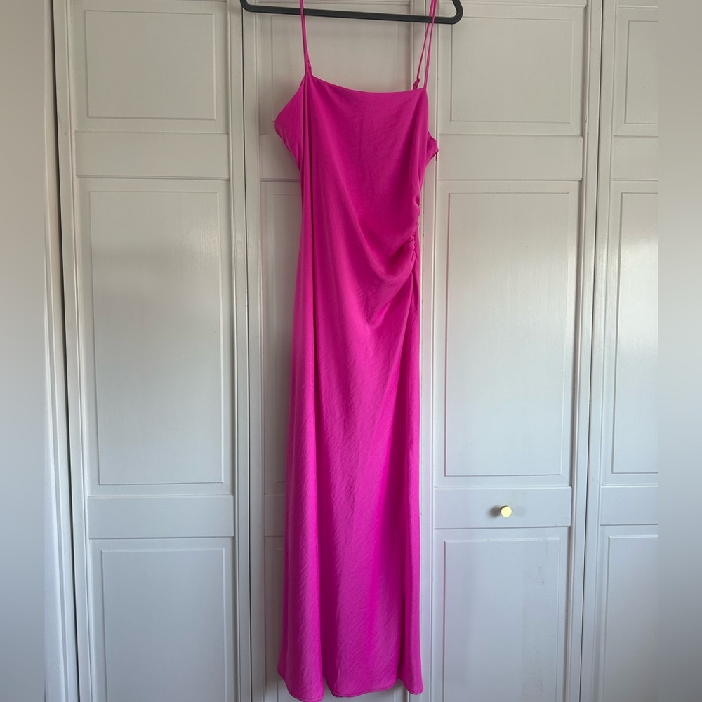 House of Harlow 1960s Pink slip Maxi Dress size xl